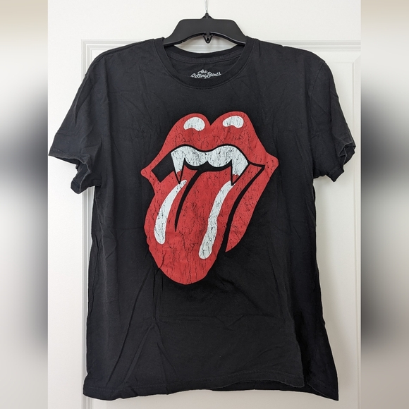 Rolling Stones Halloween Vampire Lips Graphic Tee - Picture 1 of 3